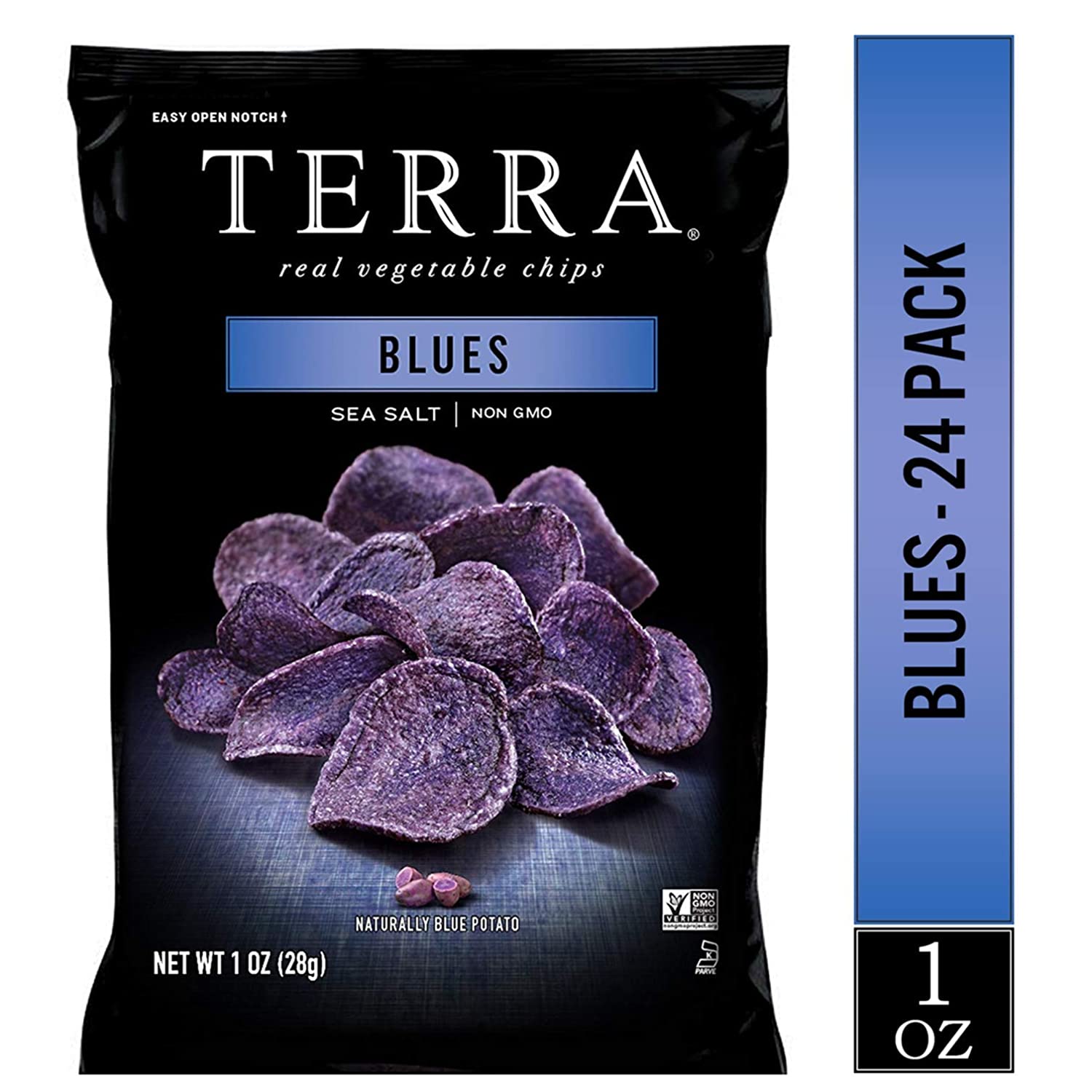 ERRA Blues Chips with Sea Salt, 1 oz. (Pack of 24)